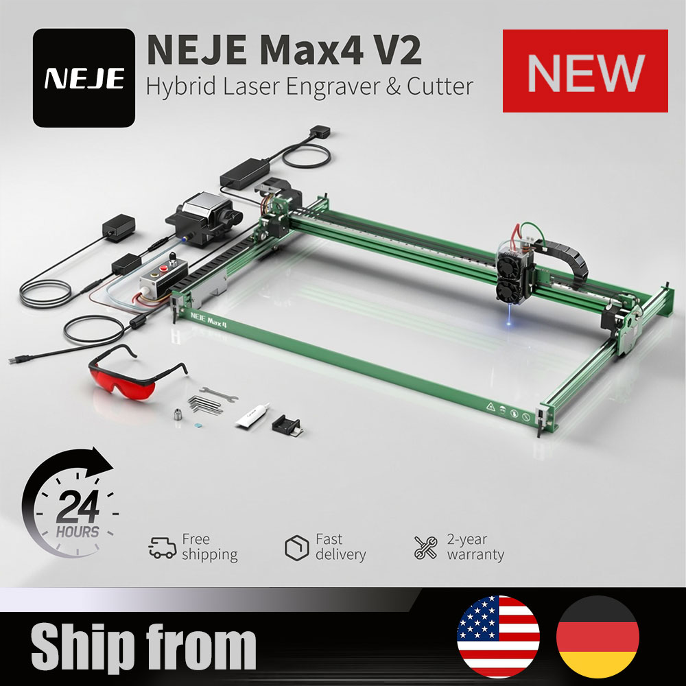 Industrial Grade Laser Engraver - Máquina de Gravação a Laser NEJE