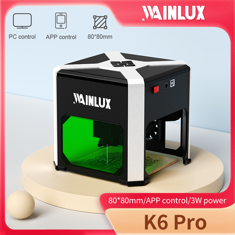 Industrial Laser Applications - Wainlux-Mini Gravação a Laser e Máquina