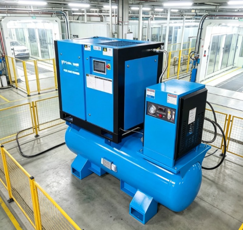 Industrial Laser Types - Compressor de ar de parafuso tipo