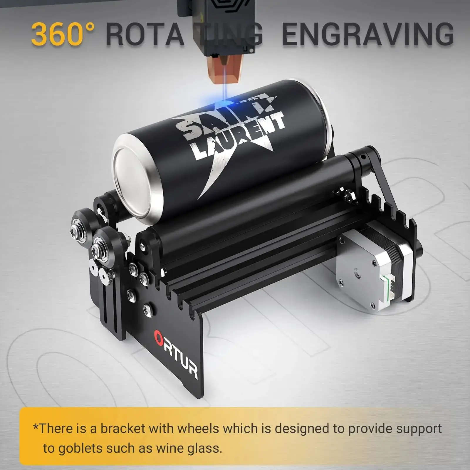Rotary Axis Laser Engraver - Peças de ferramentas de rolo rotativo