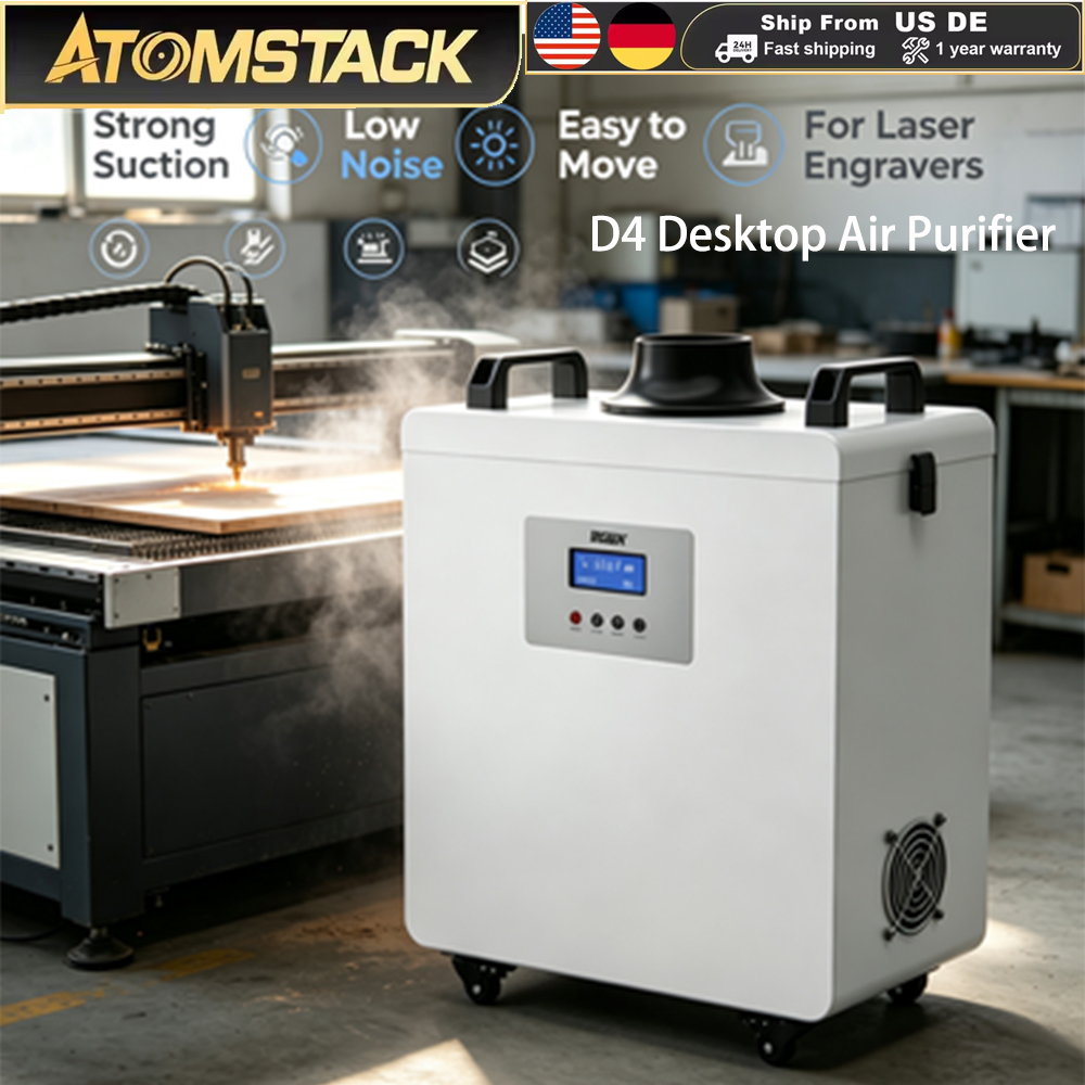 Fume Extractor Laser - ATOMSTACK IKIER D4: Purificador de ar