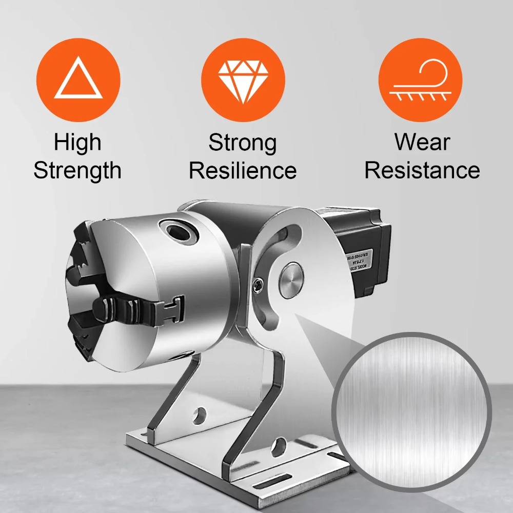 Rotary Axis Laser Engraver - 360 ° Acessório de 4º Eixo