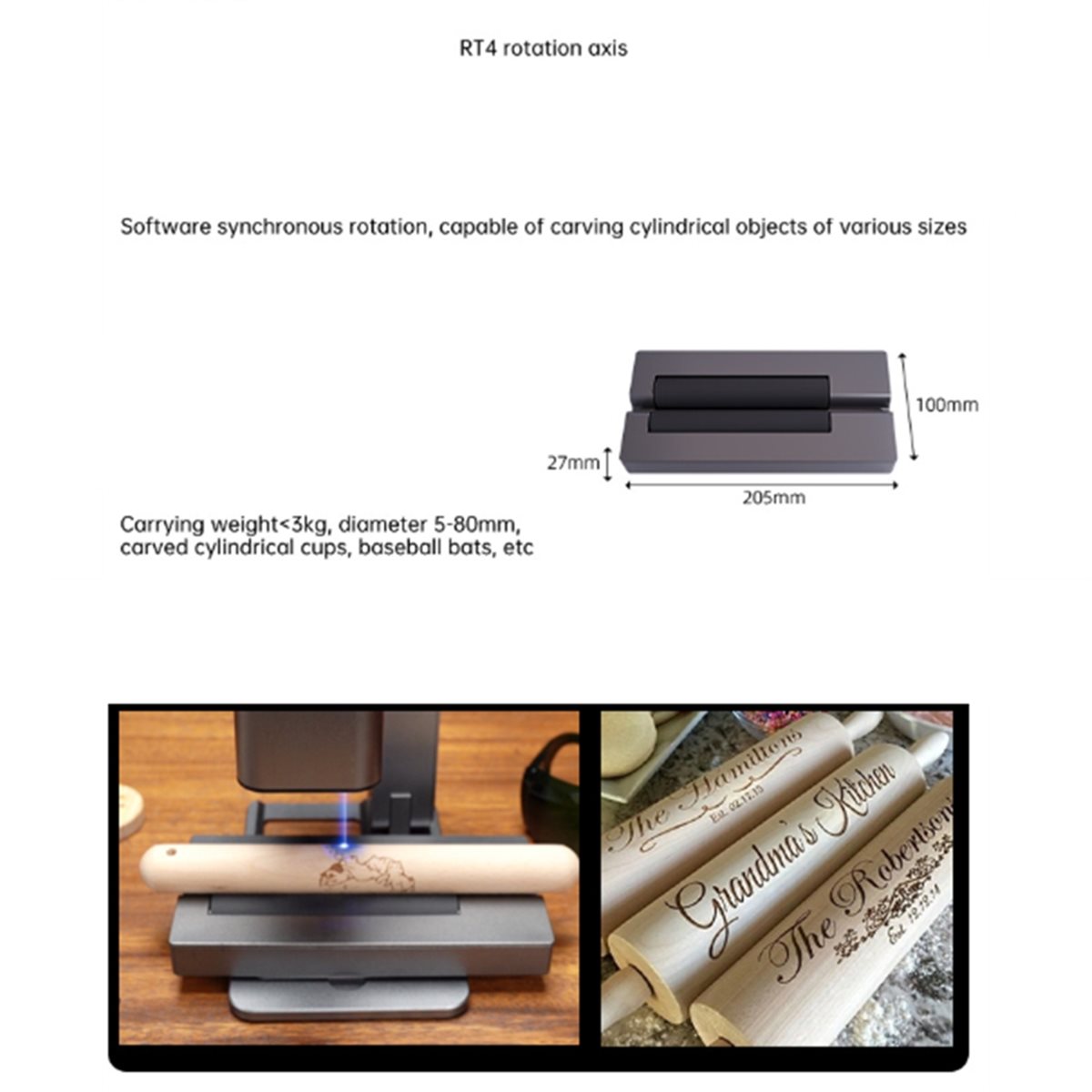 Eixo Rotativo R4 para Máquina  - Rotary Axis Laser Engraver avaliação e preço