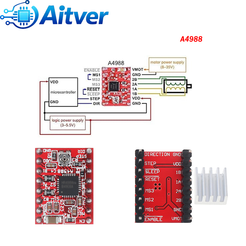 Kit de driver a4988 drv8825 tm - Limit Switch Cnc avaliação e preço